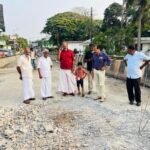 പാപ്പിനിശ്ശേരി മേൽ പ്പാലം അറ്റകുറ്റപ്പണി പുരോഗമിക്കുന്നു; മാർച്ച് 25-ഓടെ ഗതാഗതത്തിന് തുറന്നു കൊടുക്കാനാകുമെന്ന്  പി.ഡബ്ല്യു.ഡി