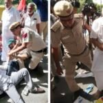 തിരുവനന്തപുരത്ത് ഇ.ഡി വാഹനങ്ങൾക്ക് നേരെ അതിക്രമം: ഡ്രൈവർക്കും പോലീസിനും പരിക്ക്; ഡൽഹിയിൽ എം.എ. ബേബി അടക്കമുള്ള നേതാക്കൾ കസ്റ്റഡിയിൽ