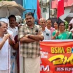 ബി എസ് എൻ. എൽ ഓഫീസ് മാർച്ച് നടത്തി