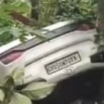 പാലയോട് കാർ താഴ്ചയിലേക്ക് മറിഞ്ഞു; അഞ്ചുപേർ അത്ഭുതകരമായി രക്ഷപ്പെട്ടു