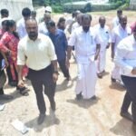 മുണ്ടയാട് എളയാവൂര്‍ സര്‍വീസ് റോഡ്; എം.എൽ.എയും കളക്ടറുമുൾപ്പെട്ട സംഘം സന്ദര്‍ശിച്ചു