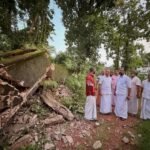 വാരത്ത് കനാൽ ഇടിഞ്ഞത് ടി ഒ മോഹനൻ എംഎൽഎ സന്ദർശിച്ചു