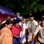 ജനത്തിര ക്കൊഴിഞ്ഞപ്പോൾ അർദ്ധരാത്രി ചൂലുമായി മേയറും സംഘവും ; തിരുവോണത്തിന് ക്ലീനായി കണ്ണൂർ
