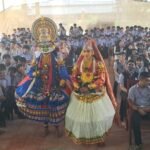 നളചരിതത്തിലെ ‘കേശിനീ മൊഴി’ കഥകളിയിലൂടെ വിദ്യാർത്ഥികൾക്ക് നവ്യാനുഭവമായി.