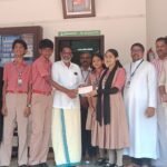 അഡൂരിലെ ധ്യാൻ ജിത്തിന്റെ ചികിത്സയ്ക്കായി മേരിഗിരി സ്കൂൾ രണ്ടര ലക്ഷം രൂപ കൈമാറി