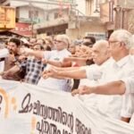 നിർമലം ശുചിത്വകേരളം കാംപെയ്ൻ: മട്ടന്നൂരിൽ 600 മീറ്റർ നീളത്തിൽ ശുചിത്വമതിൽ തീർത്തു